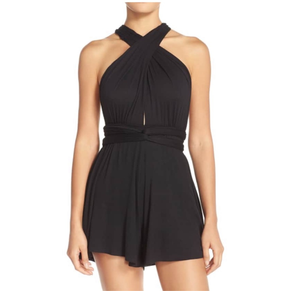 Elan Romper With Multiple Ways To Tie Stretchy New - image 1